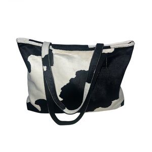 Elegant Black and White Tote Bag